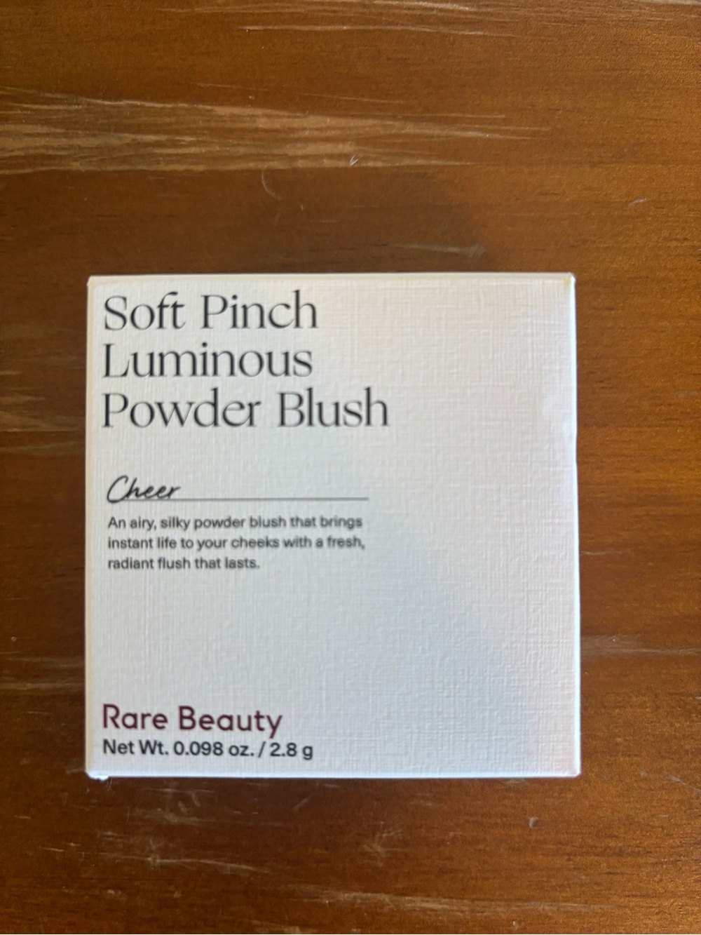 Rare Beauty Soft Pinch Luminous Powder Blush — Cheer (Pink)